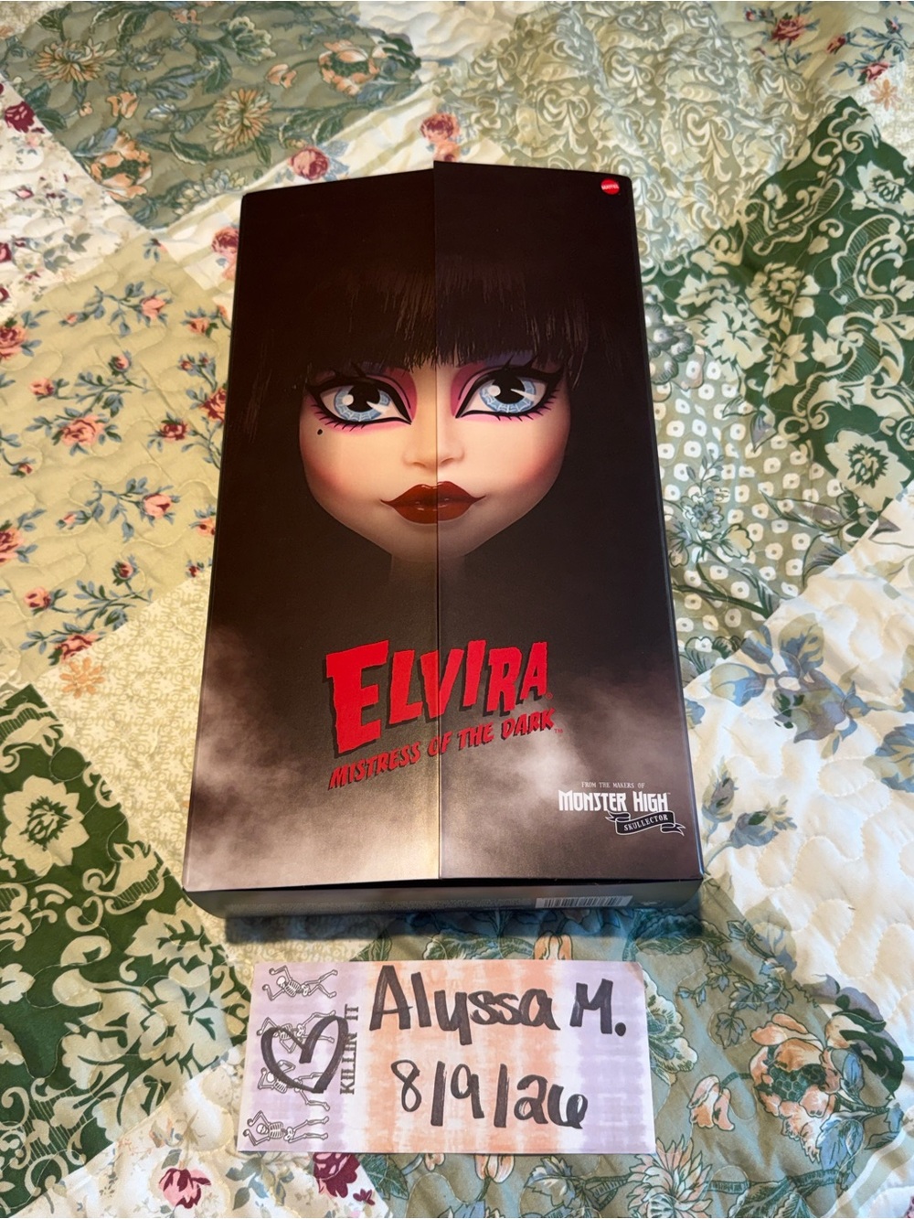 NIB Monster High Skullector Elvira Mistress of Evil Doll (2022)